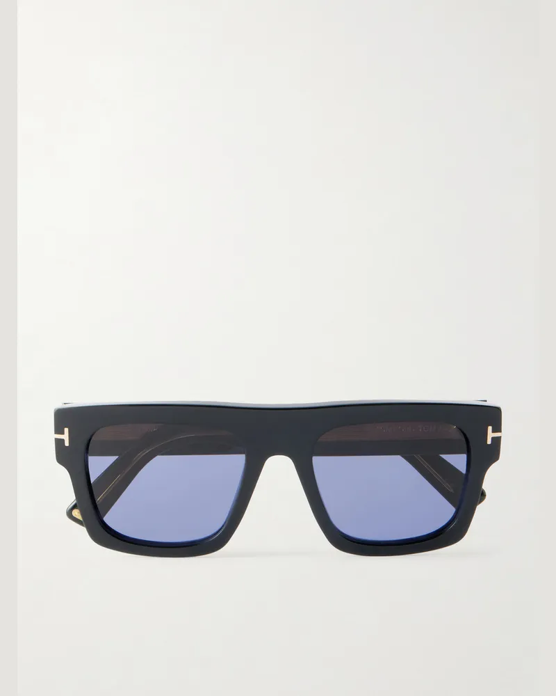 Tom Ford Square-Frame Acetate Sunglasses Black