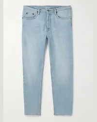 Acne Studios River schmal geschnittene Jeans aus Stretch-Denim Blau