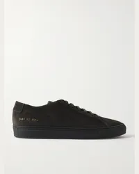 Common Projects Original Achilles Sneakers aus Veloursleder Grau