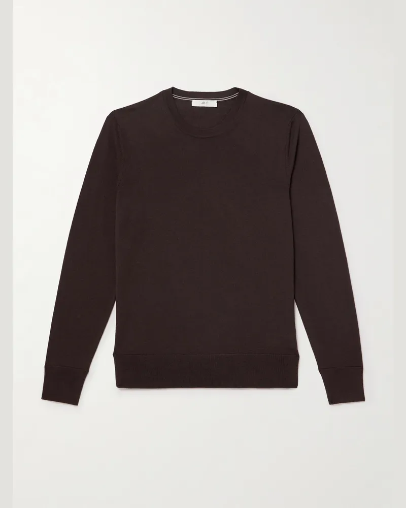 MR P. Merino Wool Sweater Brown