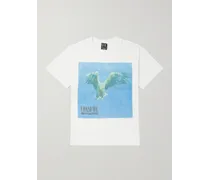 FORESOMEONE Nightmare T-Shirt aus Baumwoll-Jersey mit Print in Distressed-Optik