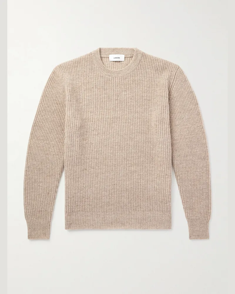 LARDINI Pullover aus Schurwolle Neutral