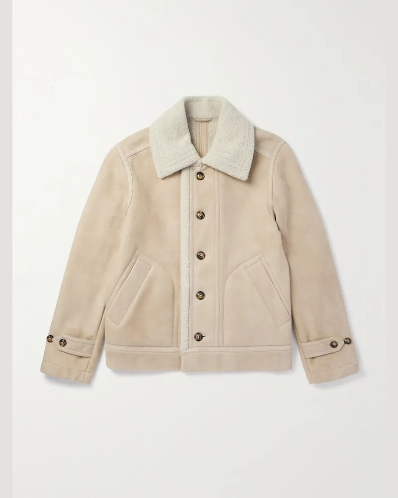 Valstar Chuck Jacke aus Shearling Neutral