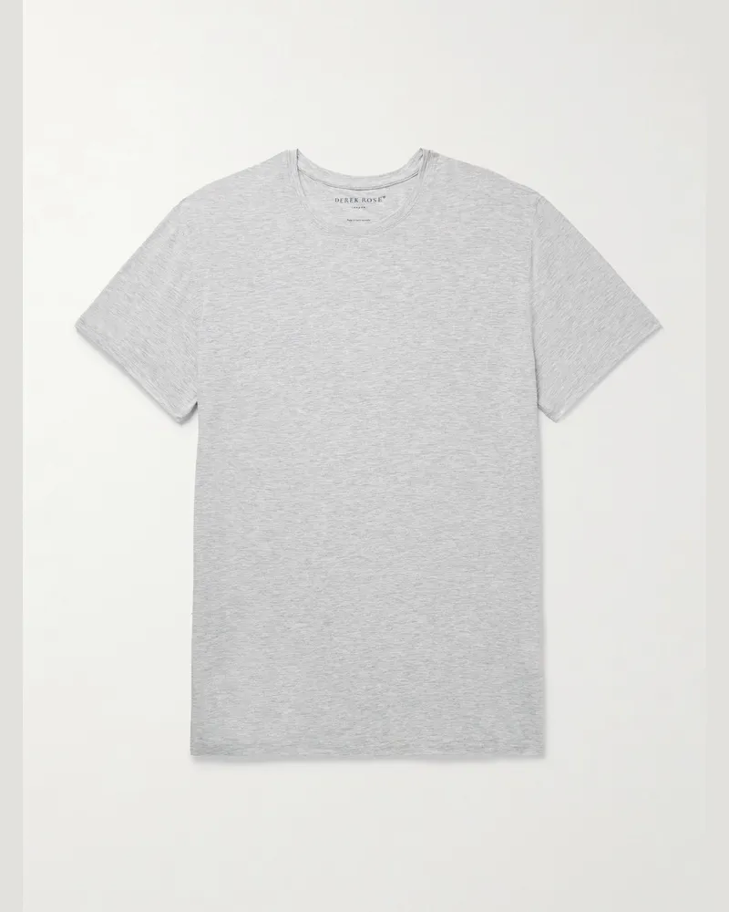 Derek Rose Marlowe 1 Stretch Modal Jersey T-Shirt Gray