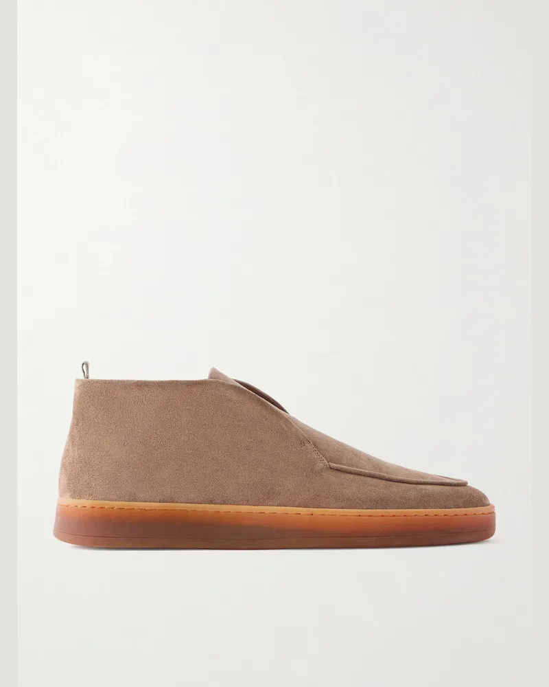 Officine Creative Italia Ambrie 002 Suede Desert Boots Brown