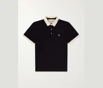 VGold Cotton-Piqué Polo Shirt