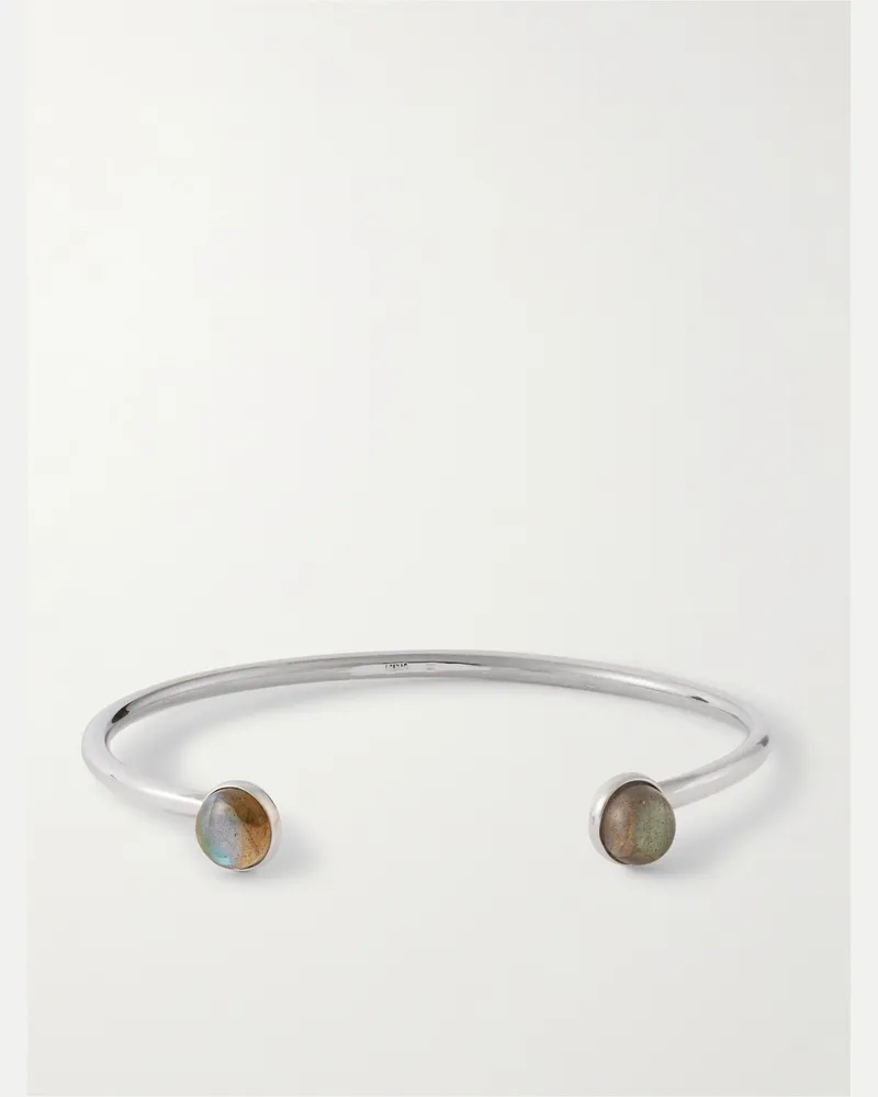 Mikia Sterling Silver Labradorite Cuff Silver