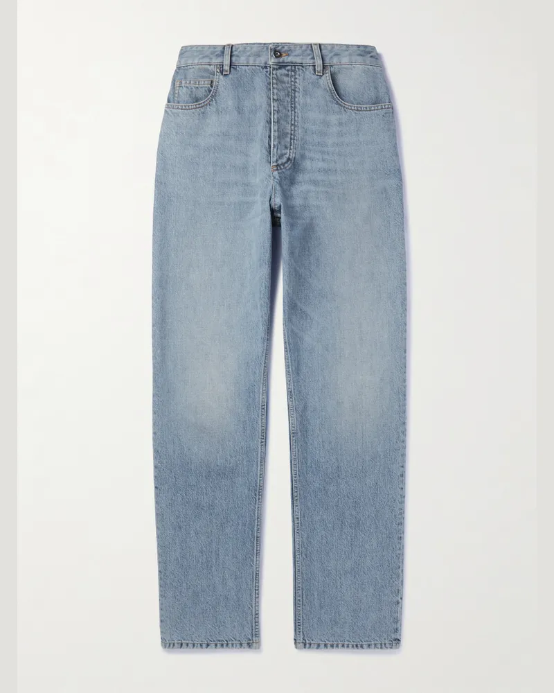 Bottega Veneta Straight-Leg Jeans Blue