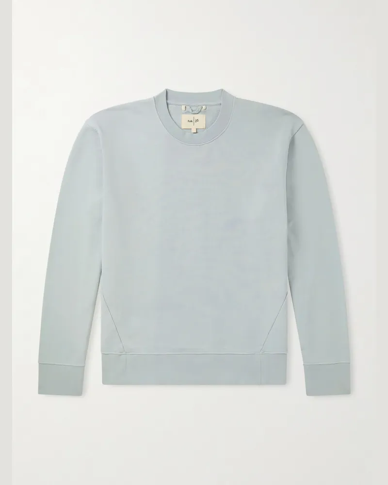 Folk Anniversary Sweatshirt aus Biobaumwoll-Jersey Grau