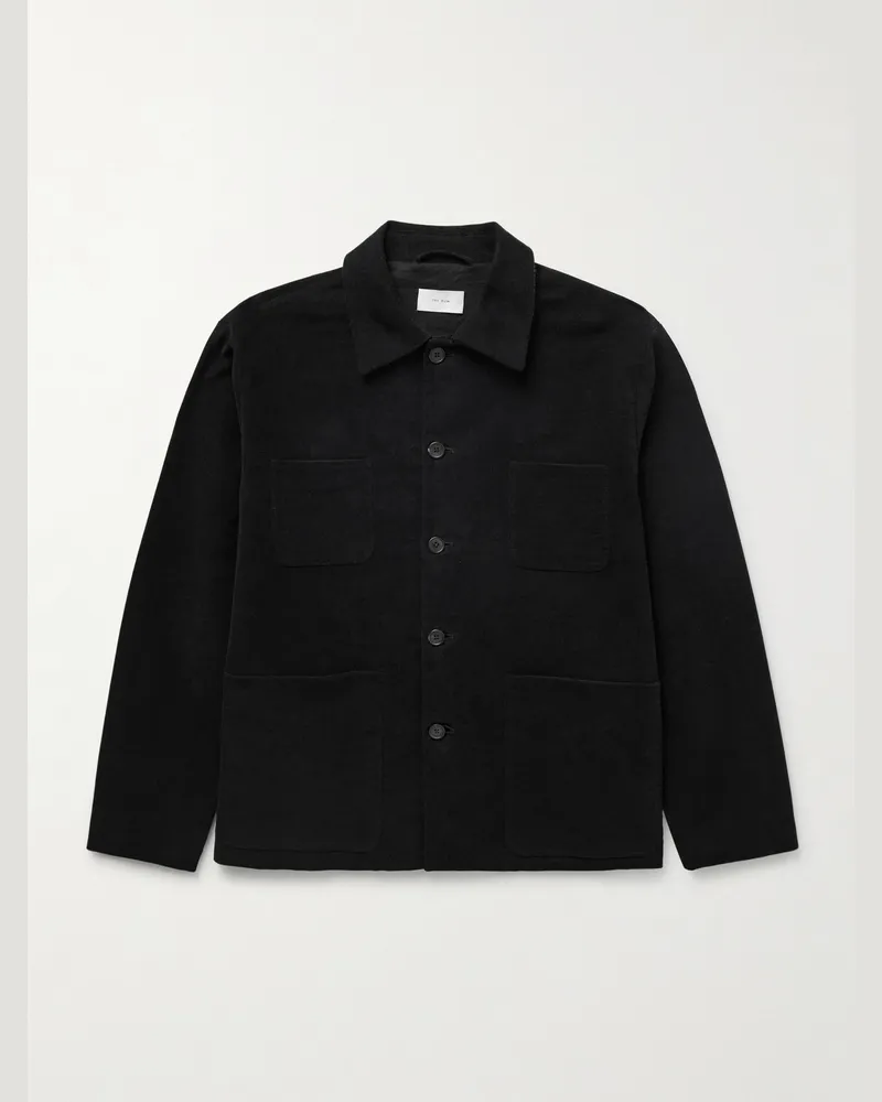 The Row Klan Jacke aus Baumwoll-Moleskin Schwarz