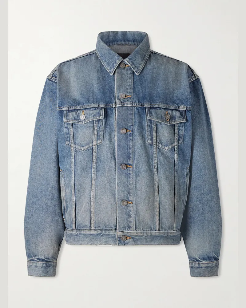 Saint Laurent Jeansjacke Blau