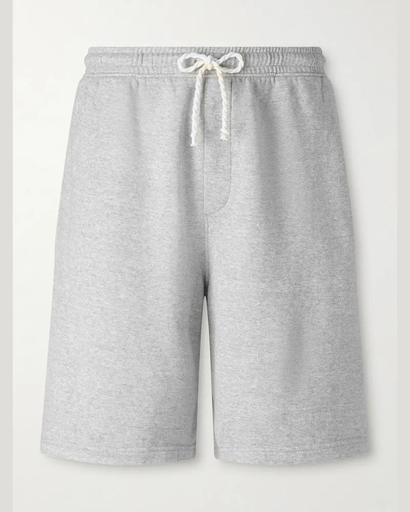 The Elder Statesman Daily Shorts aus Jersey aus einer Baumwoll-Kaschmirmischung Grau
