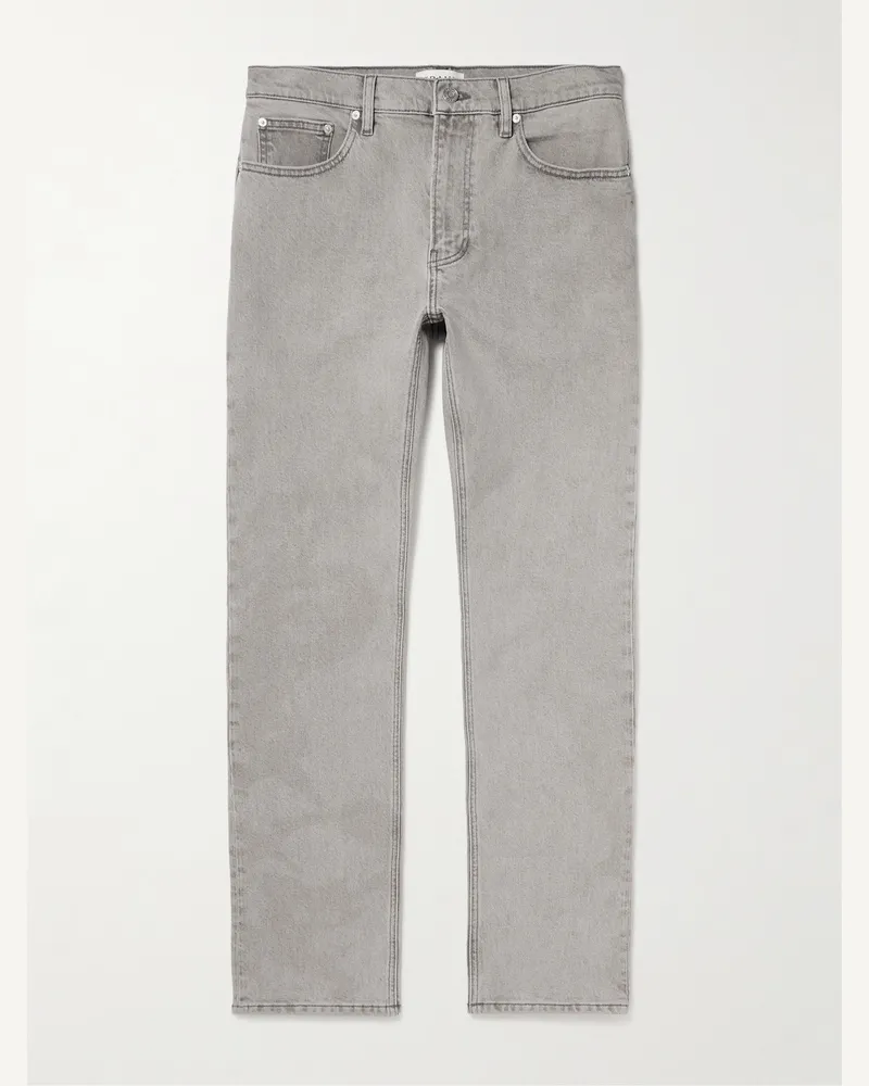 Frame Denim The Modern gerade geschnittene Jeans Grau
