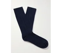Socken aus Rippstrick