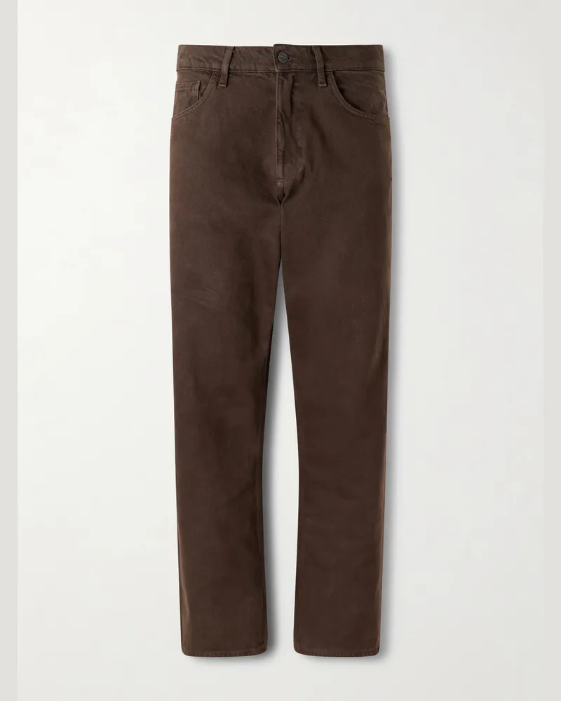 Rag & Bone Straight-Leg Jeans Brown
