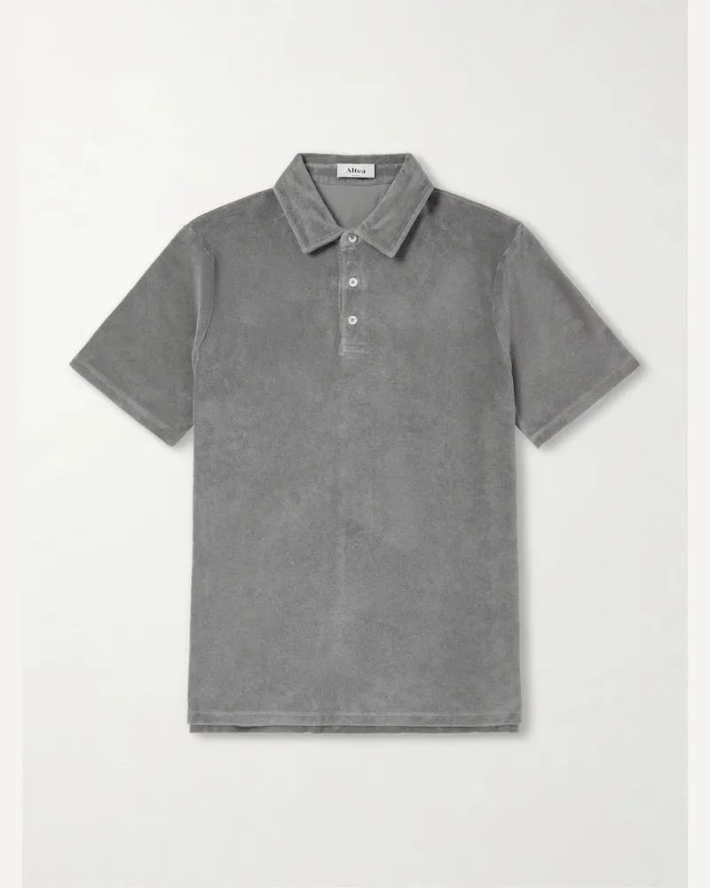 Altea Smith Cotton Polo Shirt Gray