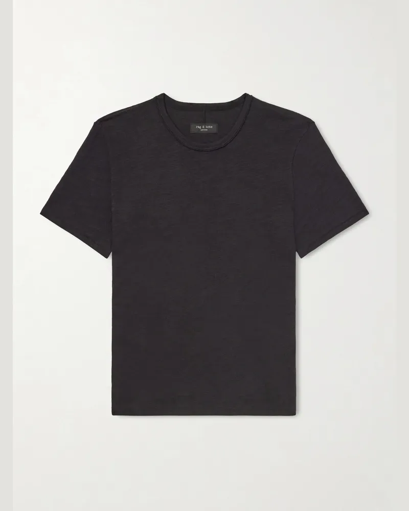 Rag & Bone Classic Cotton-Jersey T-Shirt Black