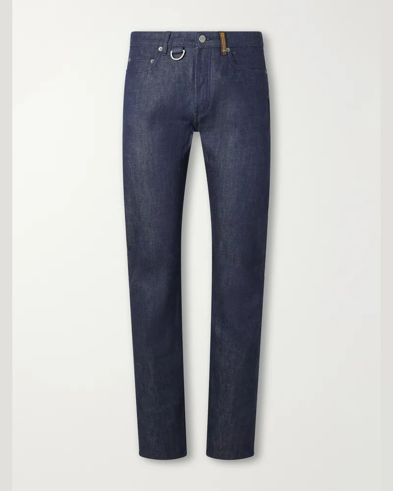 Barbour A.P.C. Organic Straight-Leg Jeans Blue