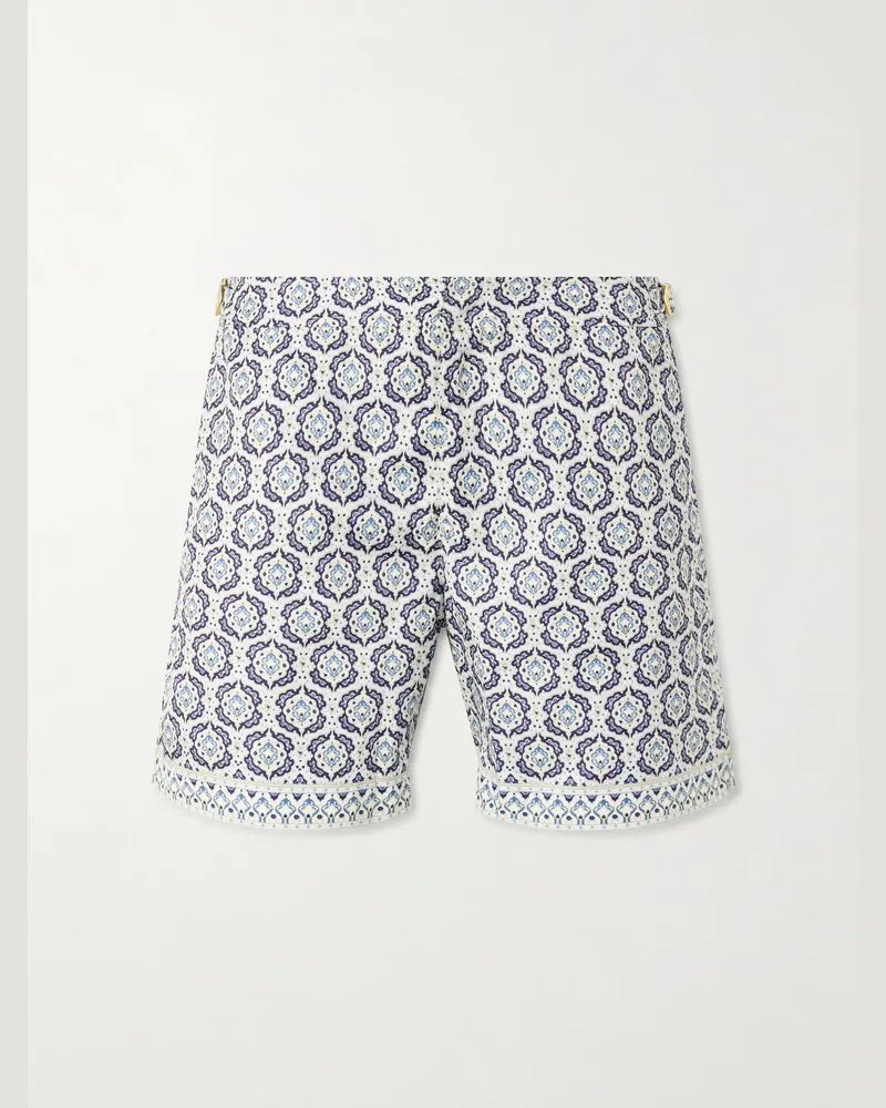 Orlebar Brown Bulldog Passeto Printed Swimshorts Neutrals