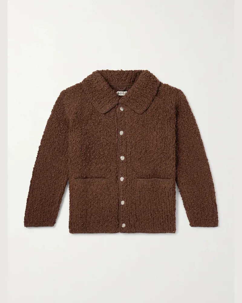 BODE Moppet Cardigan aus einer Alpakawollmischung Braun