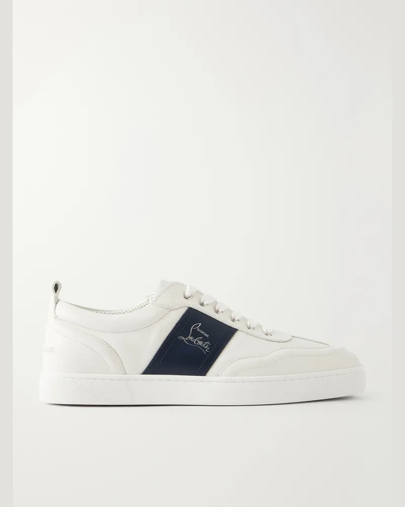 Christian Louboutin Retero Leather Sneakers White