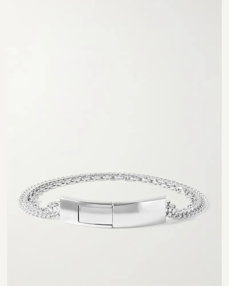 Bottega Veneta Armband aus Sterlingsilber Silber