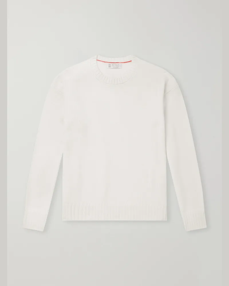 Brunello Cucinelli Cashmere Sweater Neutrals