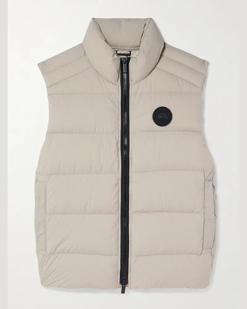 Canada Goose Crofton Daunenweste aus „EnduraLuxe®“-Material Grau