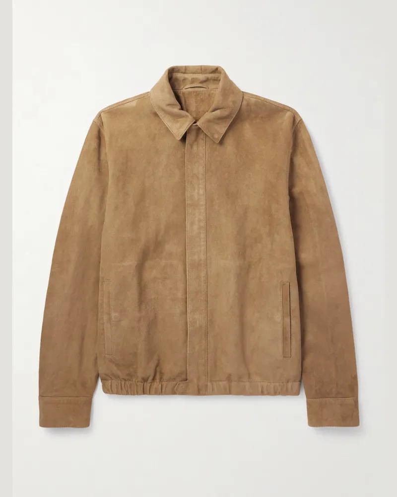 Valstar Roy Blouson aus Veloursleder Braun