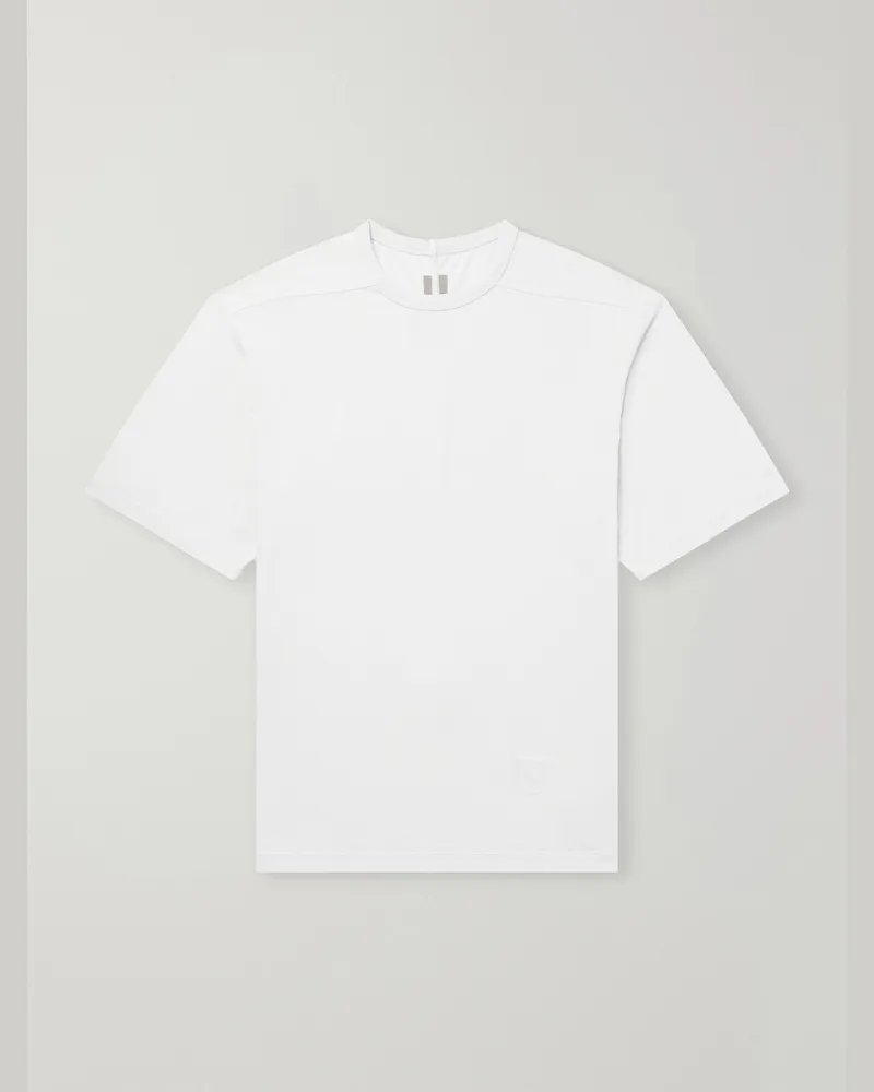 DRKSHDW by Rick Owens Brad Cotton-Jersey T-Shirt White