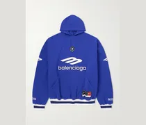 Logo-Embroidered Cotton-Jersey Hoodie