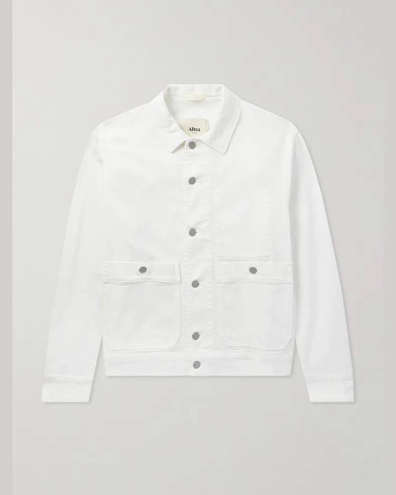 Altea Jeansjacke Weiß