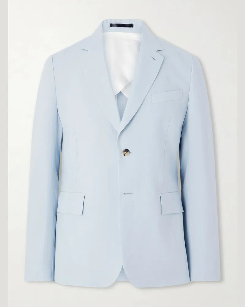 Paul Smith Linen Suit Jacket Blue