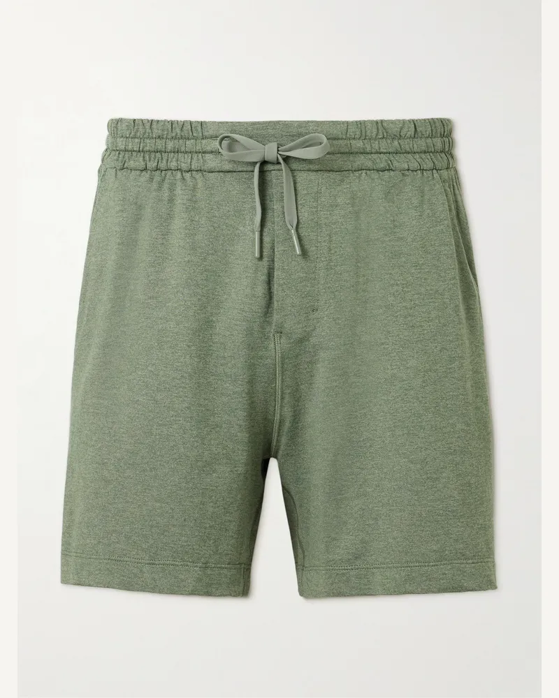 LULULEMON Gerade geschnittene Shorts aus recyceltem Stretch-Jersey Grün