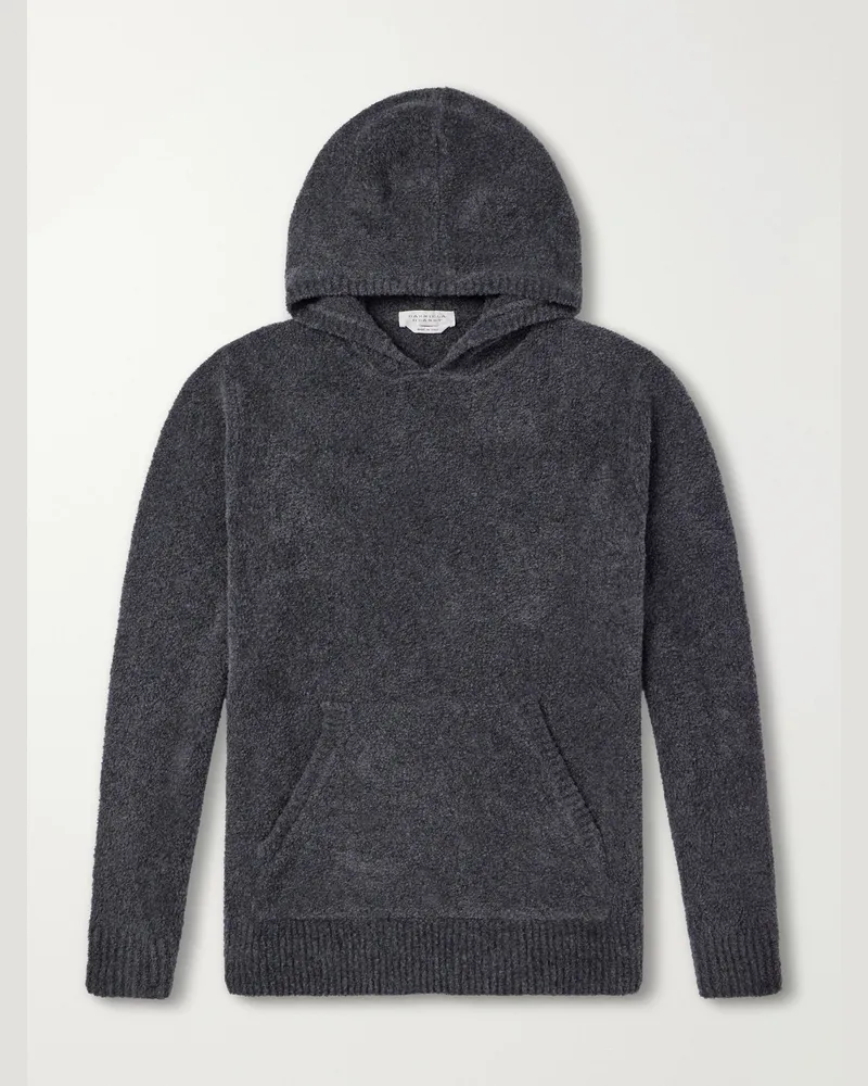 Gabriela Hearst Datum Cashmere and Silk-Blend Hoodie Gray