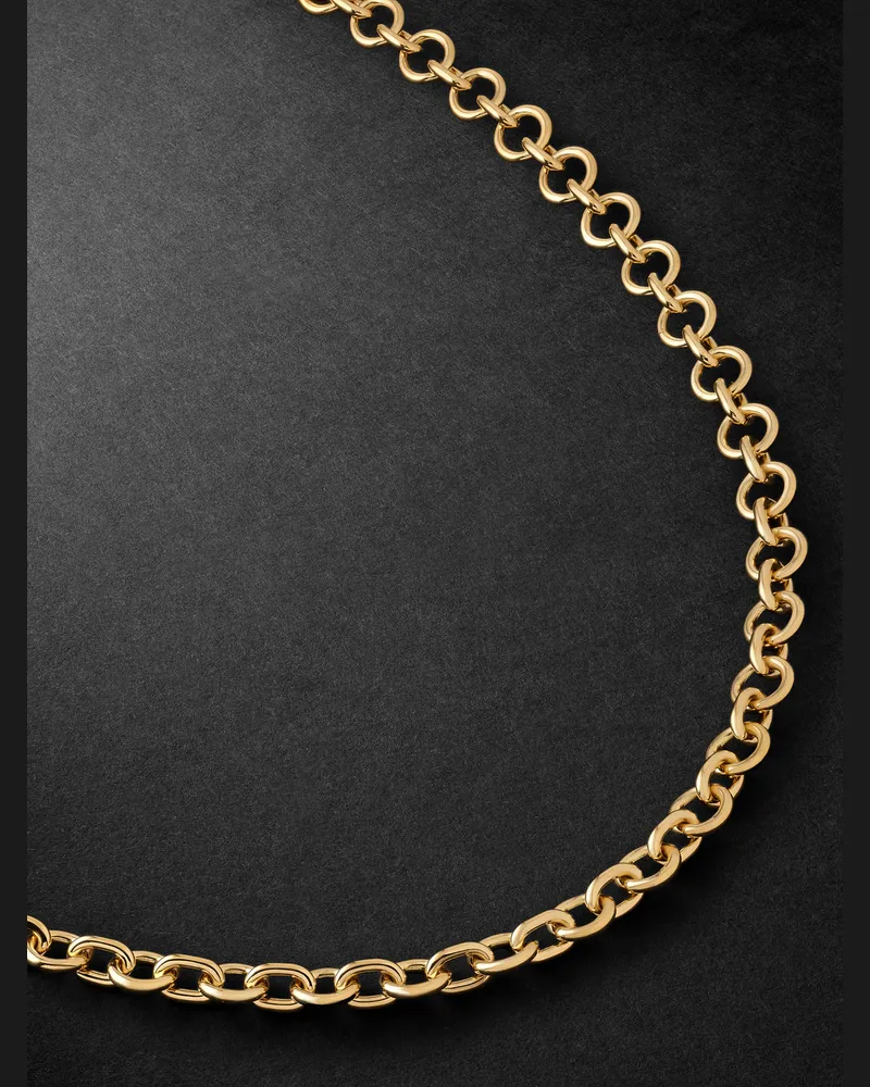 FOUNDRAE Gliederkette aus 18 Karat Gold Gold