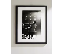 1966 Ray Charles at the Piano – Gerahmter Fotodruck, 41 x 51 cm