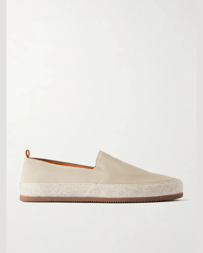 MULO Weekender Suede Espadrilles Neutrals