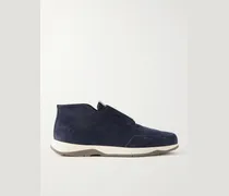 Échappée Scritto Slip-ons aus Veloursleder