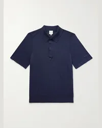 Paul Smith Polohemd aus Merinowolle Blau