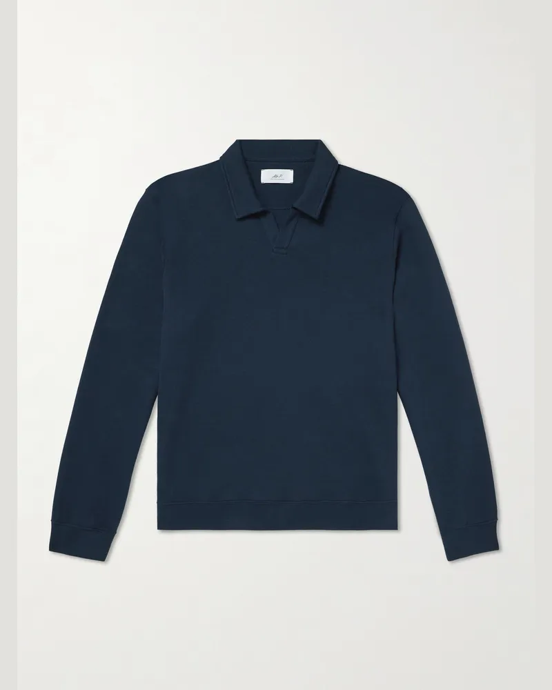 MR P. Cotton-Jersey Sweatshirt Blue