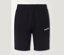 Logo-Print Straight-Leg Cotton-Jersey Shorts