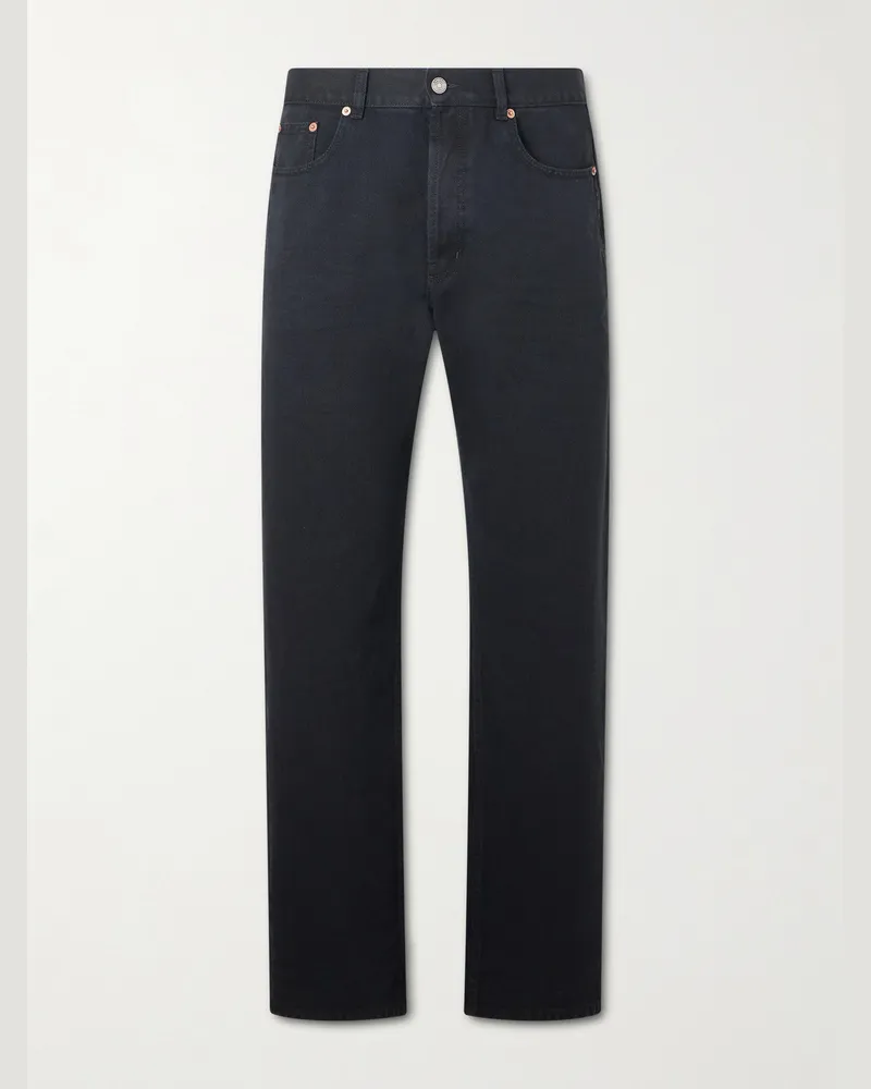 Saint Laurent Straight-Leg Jeans Black