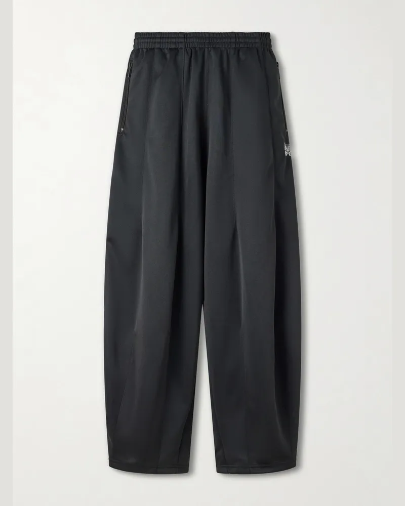 NEEDLES H. D. Logo-Embroidered Tech-Jersey Track Pants Black