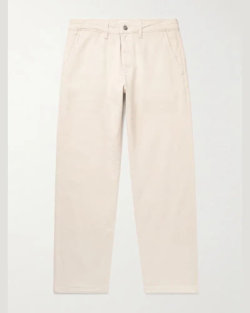 NN 07 Aden 1923 gerade geschnittene Chino aus Twill aus einer Biobaumwollmischung Neutral