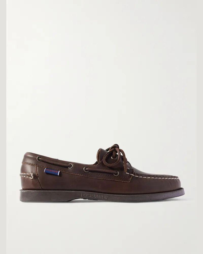 Sebago Portland Bootsschuhe aus Leder Braun