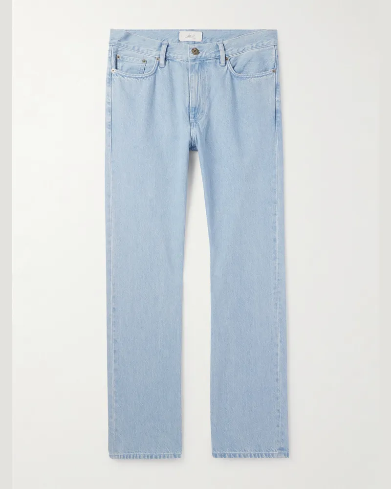 MR P. Gerade geschnittene Jeans aus Bio-Denim Blau