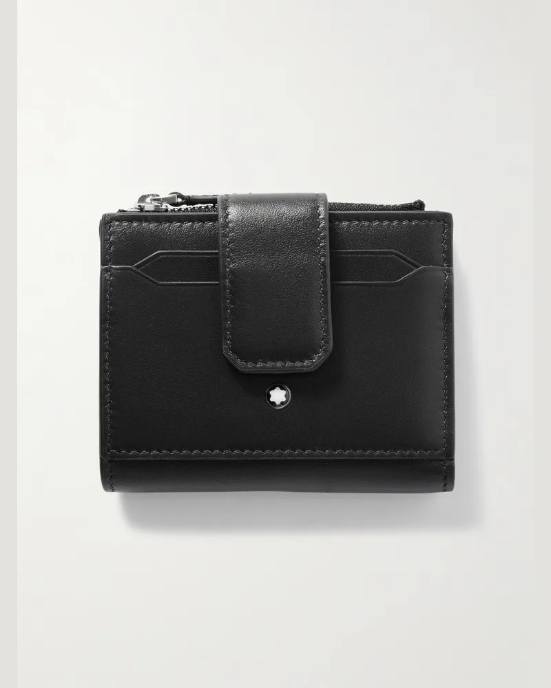 Montblanc Mini Portemonnaie aus Leder Schwarz