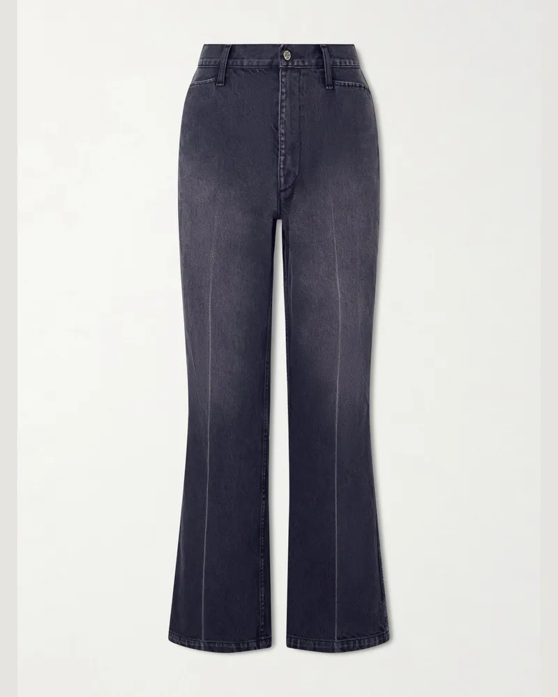 KAPITAL 14oz Denim Straight-Leg Jeans Blue