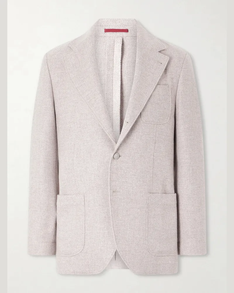 Brunello Cucinelli Cashmere Blazer Neutrals